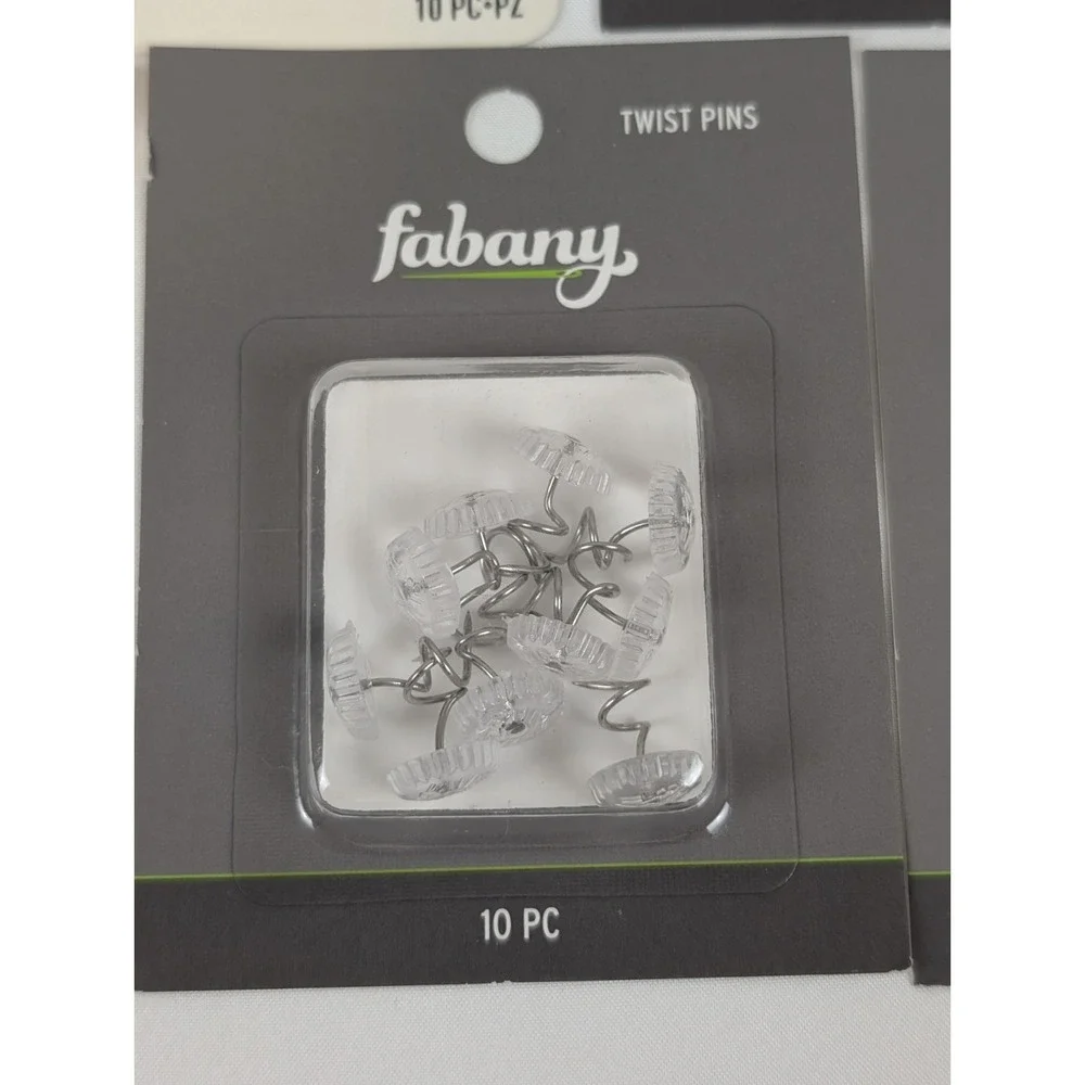 150 Pcs Bed Skirt Pins Clear Heads Twist Pins for Upholstery Slipcovers Couches